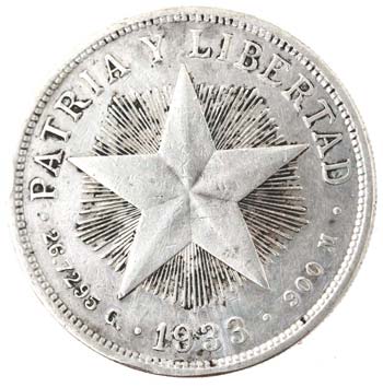 Monete Estere. Cuba. 1 Peso 1933. ... 