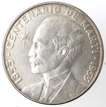 Monete Estere. Cuba. 1 Peso 1953. ... 