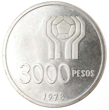 Monete Estere. Argentina. 3000 ... 