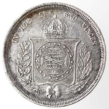 Monete Estere. Brasile. Pedro II. ... 