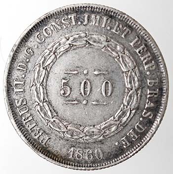 Monete Estere. Brasile. Pedro II. ... 