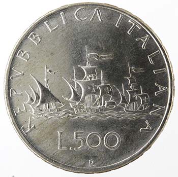 Repubblica Italiana. 500 Lire ... 