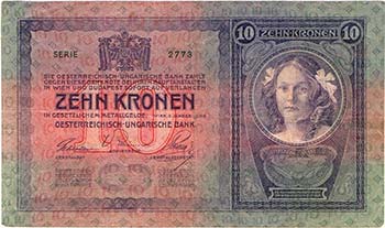 Banconote Estere. Austria. 10 ... 