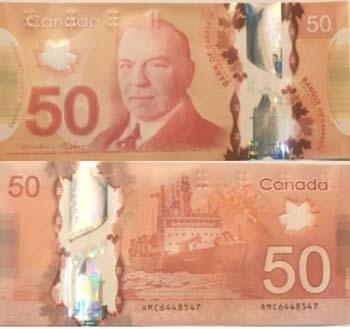 Banconote Estere. Canada. 50 ... 