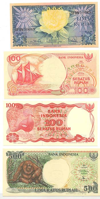 Banconote Estere. Indonesia. Lotto ... 
