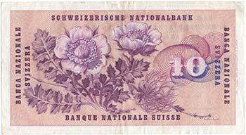 Banconote Estere. Svizzera. 10 ... 