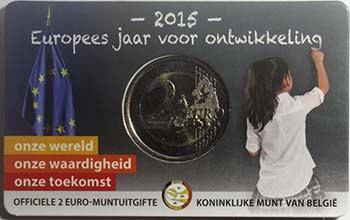 Monete Estere. Belgio. Coin Card 2 ... 