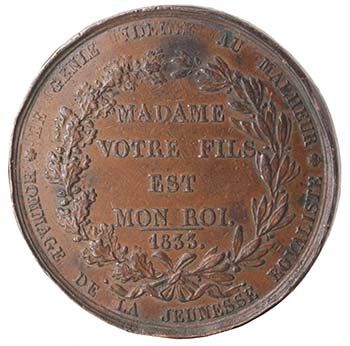 Medaglie. Francia. Medaglia 1833. ... 