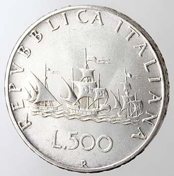 Repubblica Italiana. 500 lire ... 