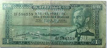 Banconote Estere. Etiopia. Dollaro ... 