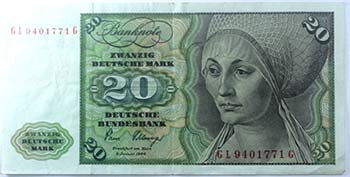 Banconote Estere. Germania. 20 ... 