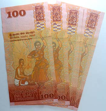 Banconote Estere. Sri Lanka. 100 ... 