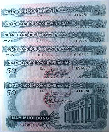 Banconote Estere. Vietnam. 50 Dong ... 