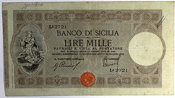 Banconote Italiane. Banco di ... 