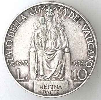 Vaticano. Pio XI. 1922-1939. 10 ... 