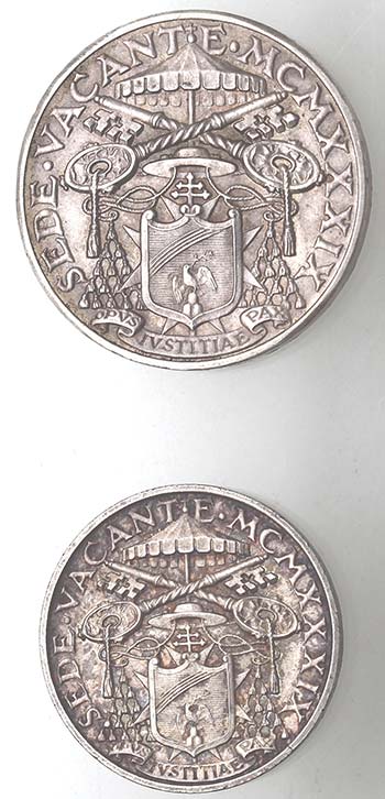 Vaticano. Sede Vacante 1939. Lotto ... 