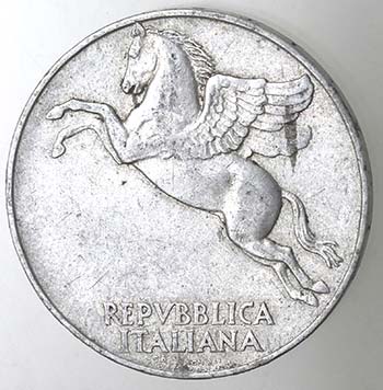 Repubblica Italiana. 10 lire 1948 ... 
