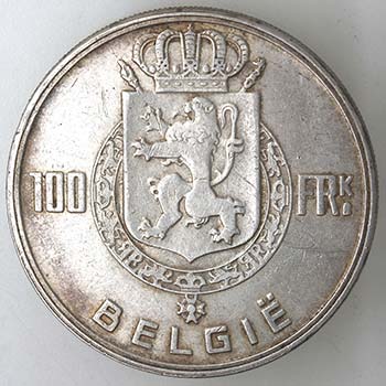Monete Estere. Belgio. 100 Franchi ... 