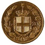 Casa Savoia. Umberto I. 1878-1900. 20 Lire ... 