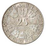 Monete Estere. Austria. Repubblica. 25 ... 