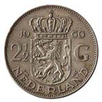 Monete Estere. Olanda. 2,5 gulden 1960. Ag. ... 