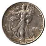 Monete Estere. USA. Mezzo dollaro 1945 S. ... 