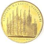 Medaglie. Milano. Medaglia 1886 per il 500 ... 