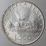 Repubblica Italiana. 500 Lire 1966 ... 