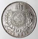 Monete Estere. Brasile. 200 Reis 1868. Ag ... 