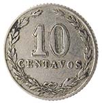 Monete Estere. Argentina. 10 cents 1898. ... 