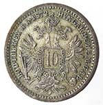 Monete Estere. Austria. 10 Kreuzer 1872. Ag. ... 