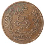 Monete Estere. Tunisia. 5 Centimes 1891. Ae. ... 
