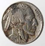 Monete Estere. Usa. 5 Cents 1935. Cu-Ni. MB.