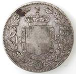 Casa Savoia. Umberto I. 1878-1900. 5 lire ... 