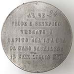 Medaglie. Umberto I. 1878-1900. Medaglia ... 