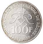 Monete Estere. Monaco. 100 Franchi 1989. Ag ... 