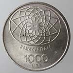 Repubblica Italiana. 1.000 lire Roma ... 