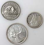 Monete Estere. Canada. Lotto di tre monete: ... 