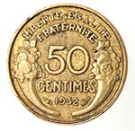 Monete Estere. Francia. 50 Centimes 1932. ... 