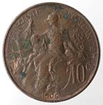 Monete Estere. Francia. 10 Centimes 1906. ... 