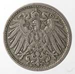Monete Estere. Germania. 5 Pfennig 1905. ... 