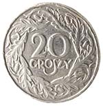 Monete Estere. Polonia. 20 Groszy 1923. Ni. ... 