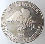 Monete Estere. Andorra. 25 Diners 1991. Ag ... 