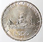 Repubblica Italiana. 500 Lire 1964 ... 