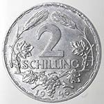 Monete Estere. Austria. 2 Scellini 1946. Al. ... 