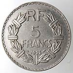Monete Estere. Francia. Terza Repubblica. 5 ... 