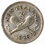 Monete Estere. Nuova Zelanda. Giorgio V. 3 ... 