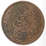 Monete Estere. Tunisia. 10 Centimes 1892. ... 