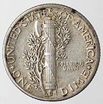 Monete Estere. Usa. 10 Cents 1942 Mercurio. ... 
