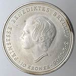 Monete Estere. Danimarca. 10 Corone 1968. Ag ... 